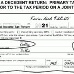 Words Of Comfort Who Signs Tax Return For Deceased