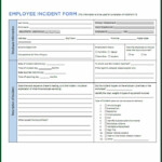 Workplace Injury Report Form Ontario Templates Resume Template