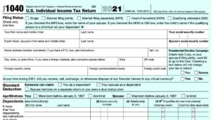 1040 Form 2022