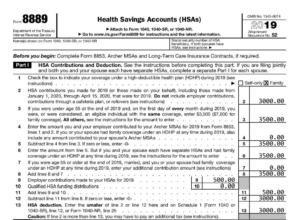 2019 HSA Form 8889 How To And Examples HSA Edge