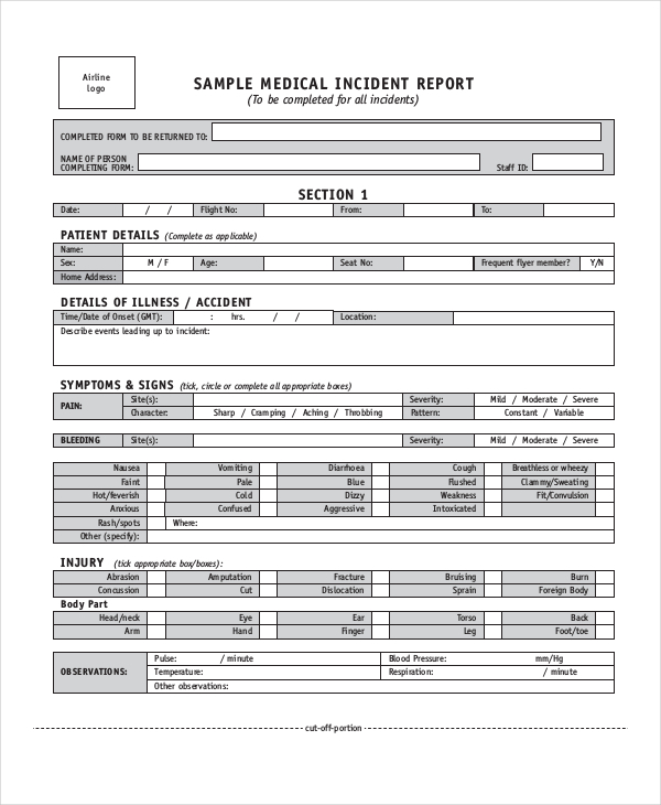 31 Sample Incident Report Templates PDF Docs Word