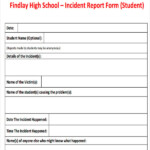 42 Incident Report Templates PDF Word Google Docs