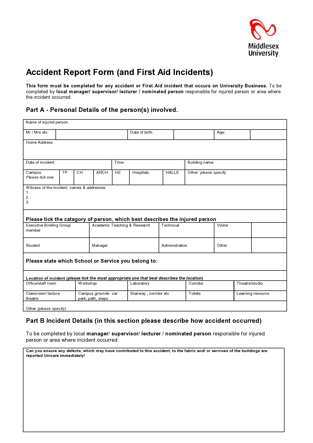 50 Accident Report Forms Car Work Injury More TemplateArchive