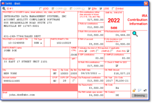 5498 Software To Create Print E File IRS Form 5498