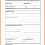 7 Free Incident Report Form 952 Limos With Regard To Customer