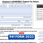 941 Form 2023 Fillable Form 2023
