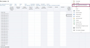 Accessing Tax Losses Credits Expiration Forms