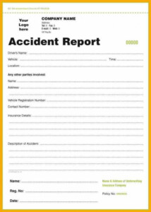 Accident Report Form Template Business