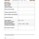 Accident Report Template HQ Printable Documents