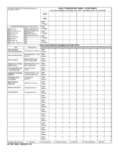 AF IMT Form 3922 Download Fillable PDF Or Fill Online Adult Preventive