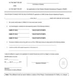 Affidavit For Osap Fill Online Printable Fillable Blank PdfFiller