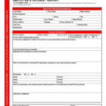Ambulance Incident Report Fill Online Printable Fillable Blank
