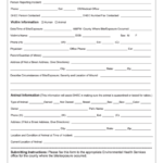 Animal Incident Report Form ReportForm