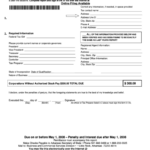 Annual Corporation Franchise Tax Report Form Non Stock Corporation