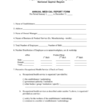 Annual Medical Report Form Fill Online Printable Fillable Blank