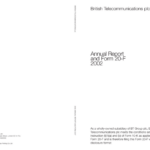 Annual Report And Form 20 F 2002 British Telecommunications Plc
