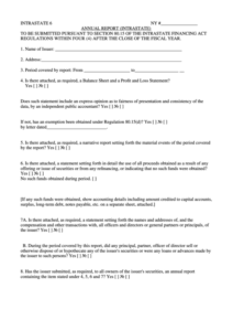 Annual Report Form Intrastate New York State Department Of Law