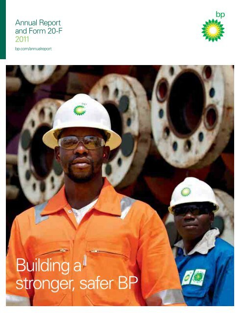 BP Annual Report And Form 20 F 2011 Company Reporting