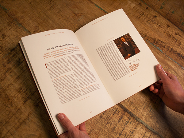 Brown Forman Annual Report On Behance