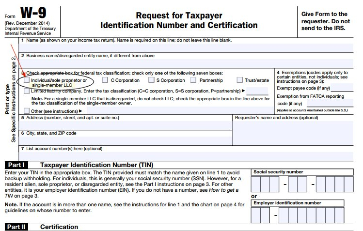 Business Tax Id Form So Adding A Disregarded Entity What Is An