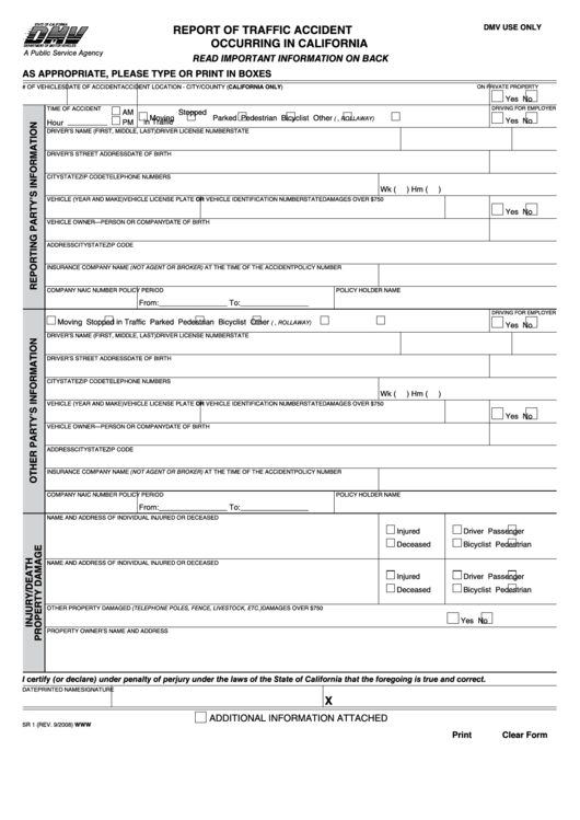 California Dmv Printable Forms Printable Forms Free Online