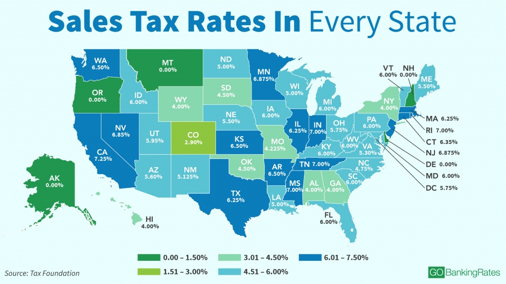 California Sales Tax Map Printable Maps