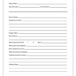 Child Accident Report Form In 2018 Daycare Pinterest Child