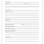 Child Accident Report Form Print And Fill Out PDF Daycare Forms