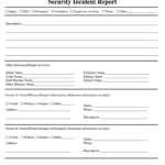 Church Incident Report Fill Online Printable Fillable Blank