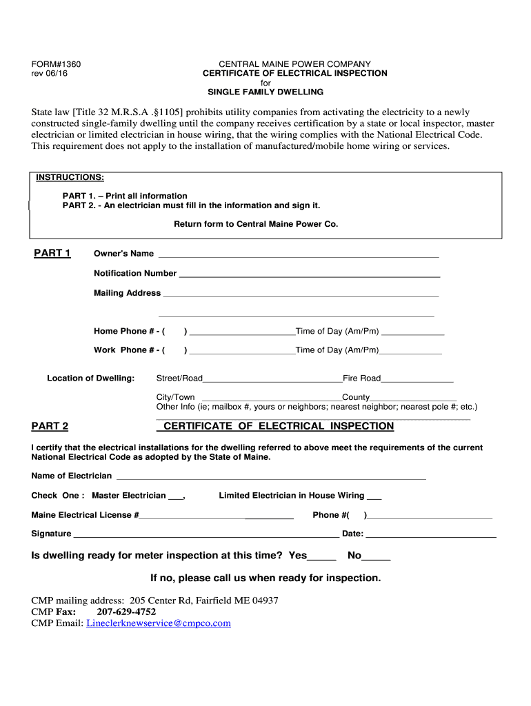 Cmp 1360 Form Fill Out And Sign Printable PDF Template SignNow