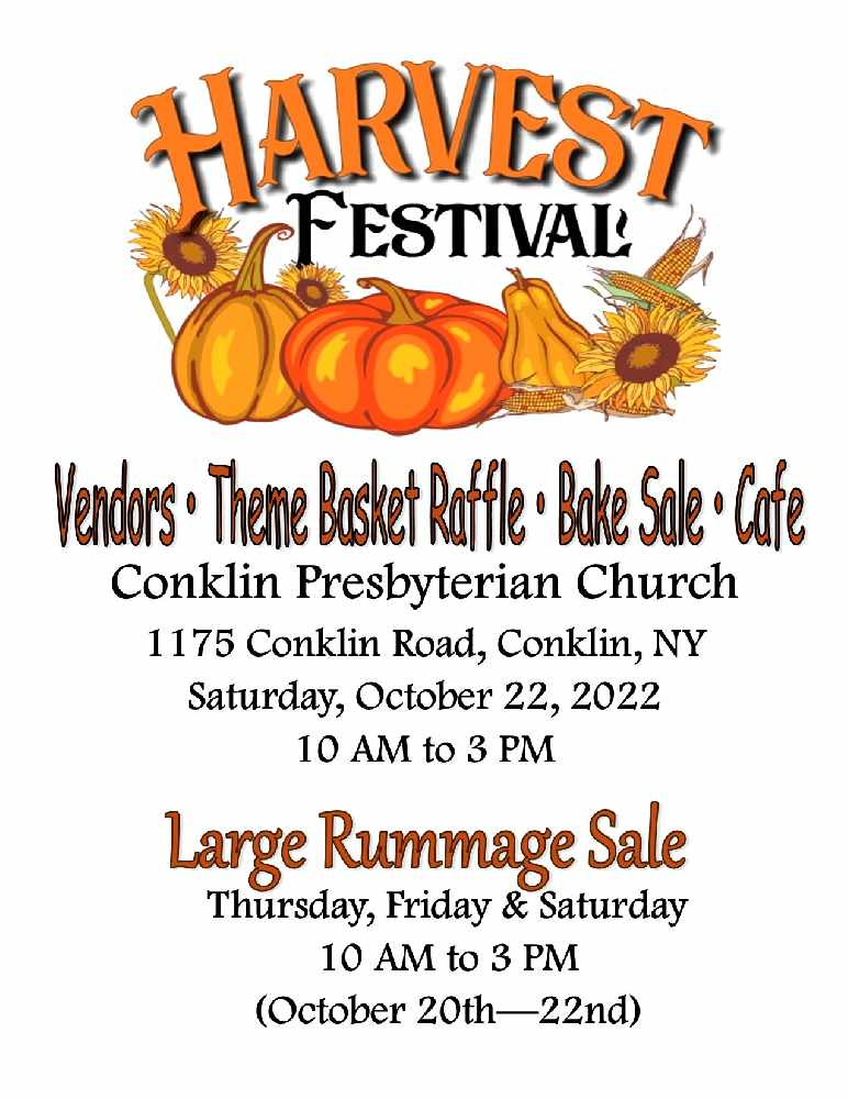 Conklin Presbyterian Annual Harvest Festival Equinox Broadcasting