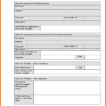 Construction Accident Report Form Sample Work Report With Regard To