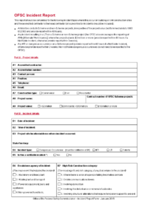 Construction Incident Report Form Templates At Allbusinesstemplates