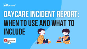 Daycare Incident Report When To Use And What To Include YouTube