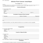 Delaware Infectious Waste Generator Annual Report Download Printable