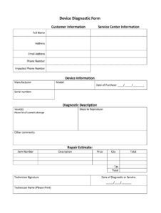 Diagnostic Imaging Testing Form Fill Online Printable Fillable