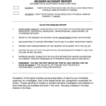 Doe Incident Report Form Fill Online Printable Fillable Blank