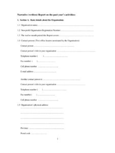 Dsd Narrative Report Form Download Fill Online Printable Fillable