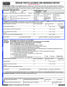 Edit Document Oregon DMV Accident Report Form With Us Fastly Easyly