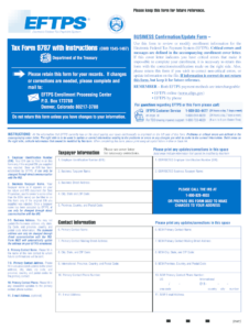 Eftps Form Online Fill Out And Sign Printable PDF Template SignNow