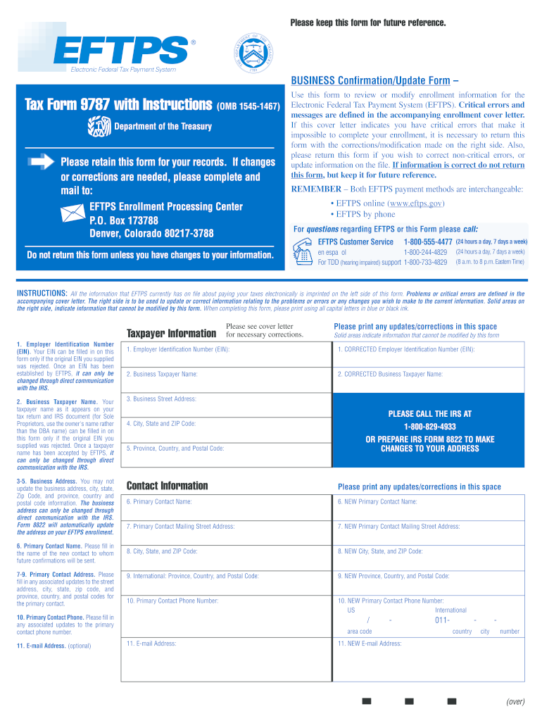 Eftps Form Online Fill Out And Sign Printable PDF Template SignNow