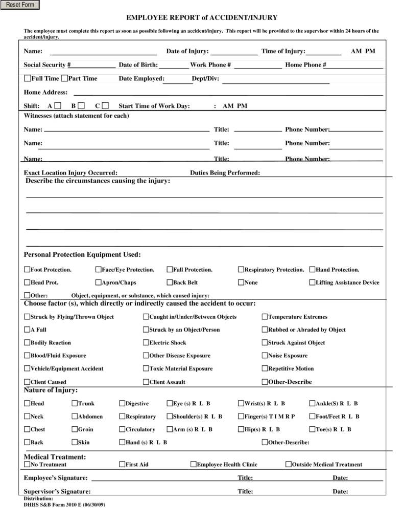  Employee Accident Report Allbusinesstemplates