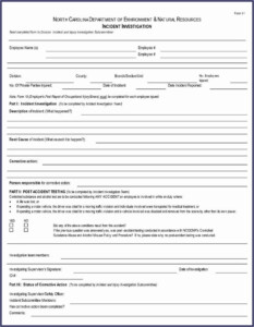 Employee Accident Report Template Word Templates Resume Template