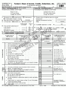 Example Form 1065 Filled Out Docfer