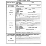 Explore Our Image Of Automobile Accident Report Form Template For Free