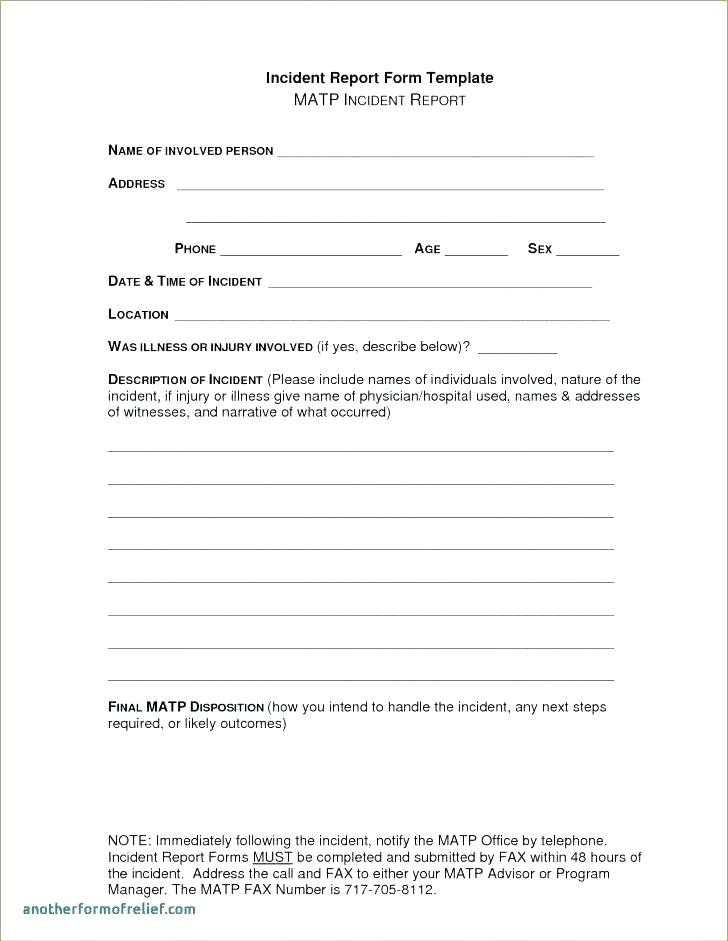 Facilities Incident Report Template Archives PROFESSIONAL TEMPLATES 