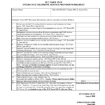 FCC Form 159 W Download Printable PDF Or Fill Online Interstate