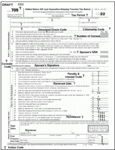 Federal Gift Tax Form 709 Gift Ftempo ED4