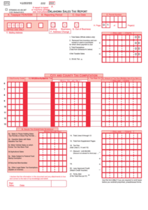 Fillable Form Sts0002 02 00 Bt Oklahoma Sales Tax Report Printable