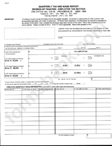 Fillable Form Tx 17 Quarterly Tax And Wage Report Printable Pdf Download